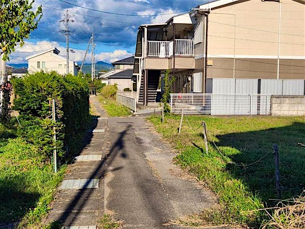 前面道路　接道部分