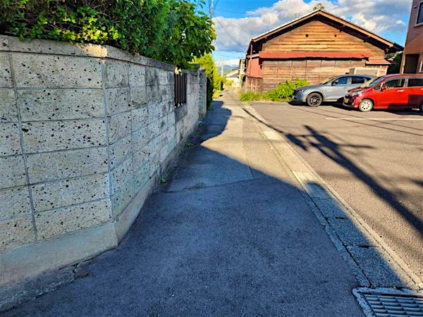 前面道路の様子