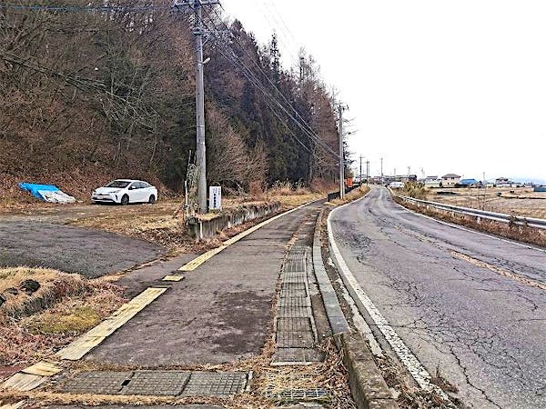 前面道路の様子