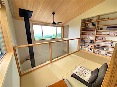 本を愉しむ寛ぎの畳スペース