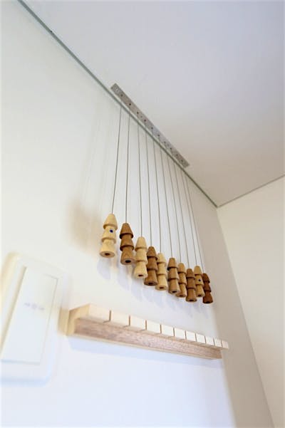 エアパスの引き子も立派なインテリア。かわいい！