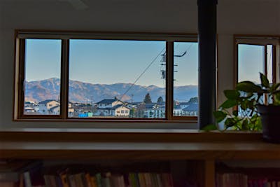 二階からの眺めもバツグン。