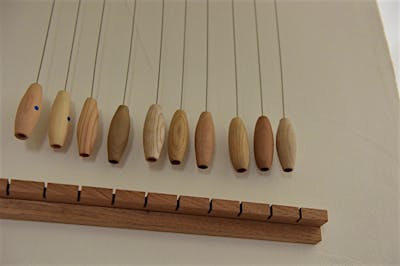 ひと手間工房で手作りしたエアパス引き子。以来手仕事に目覚め、日々DIYや薪づくりを楽しんでいる。