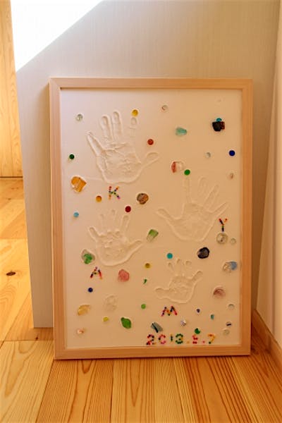 木枠に塗壁アレンジ（東御市T様）