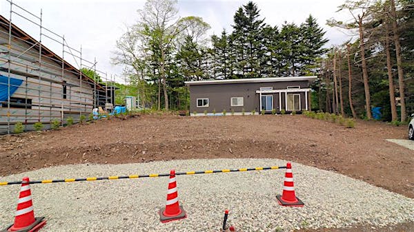 前面道路から撮影