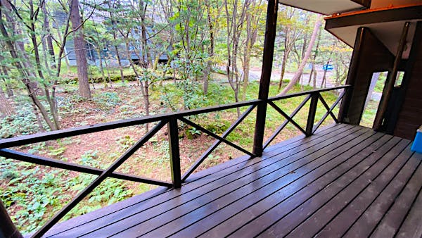 LDKに隣接しているテラス