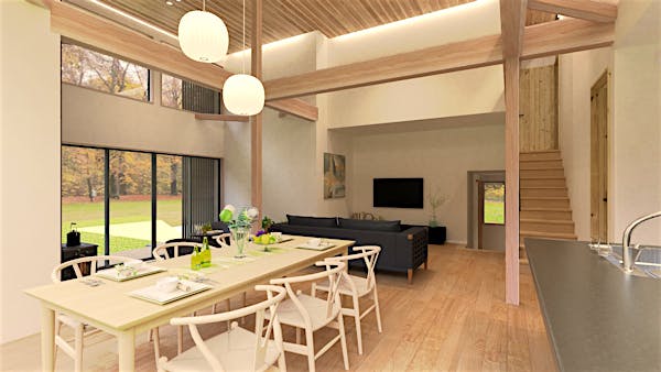 完成予想パース