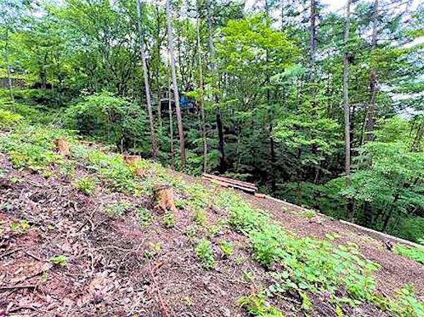 傾斜を活かした別荘を計画ください