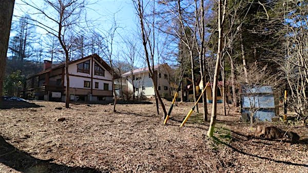 前面道路から撮影