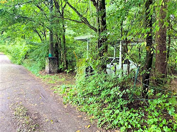 前面道路（南から北）
